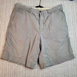 Tommy Bahama Khaki Chino Shorts Lyocell Cotton Blend Stretch Preppy Mens‎ 35"x9"